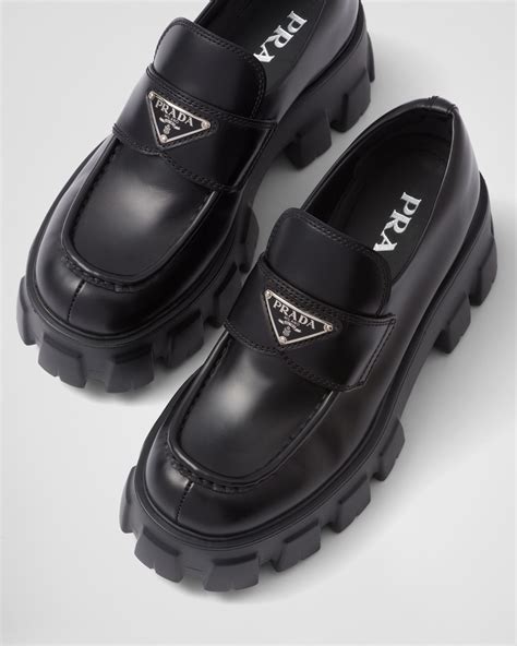 prada loafers womens moccasins|platform loafers women Prada.